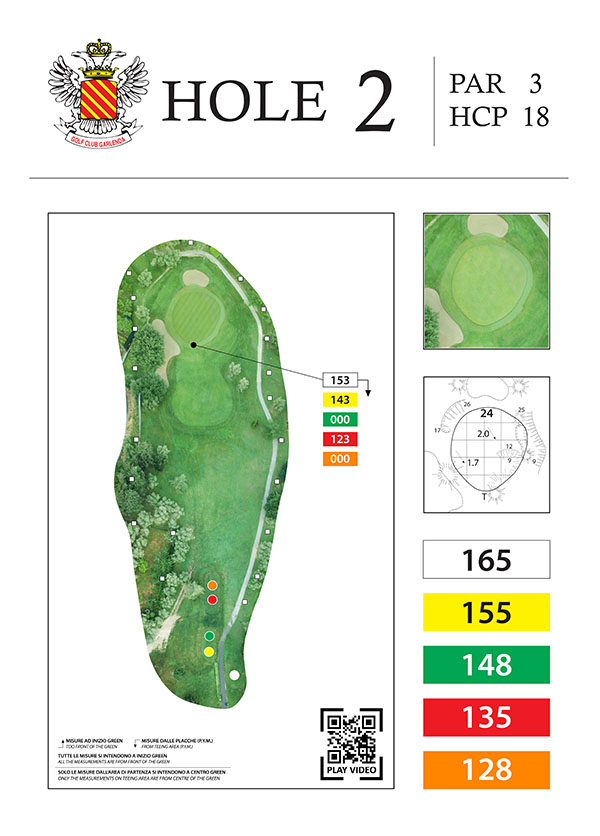 dettagli buca 2 golf club Garlenda