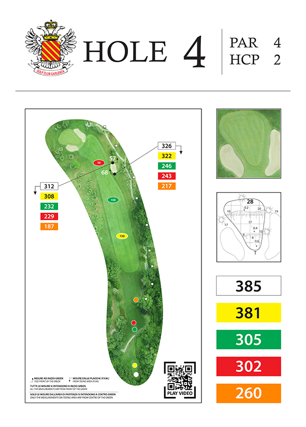 dettagli buca 4 golf club Garlenda