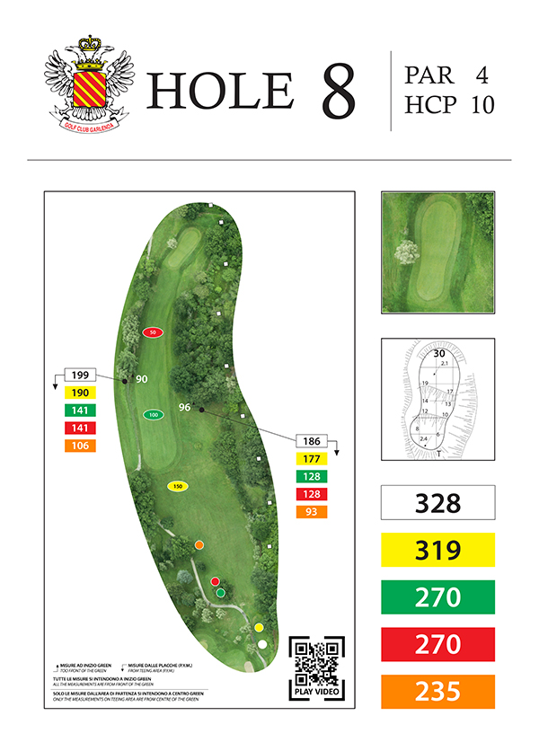 dettagli buca 8 golf club Garlenda