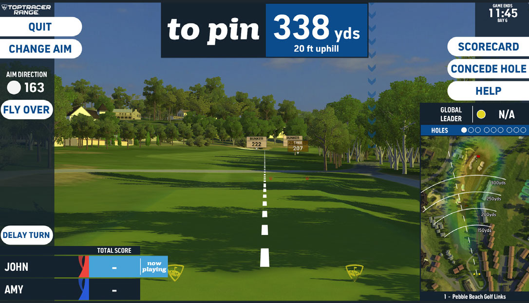 screen toptracer app golf