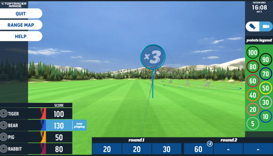 screen toptracer app golf